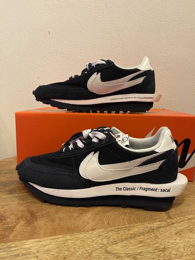 Fragment × sacai × Nike LD Waffle "Blackended Blue"