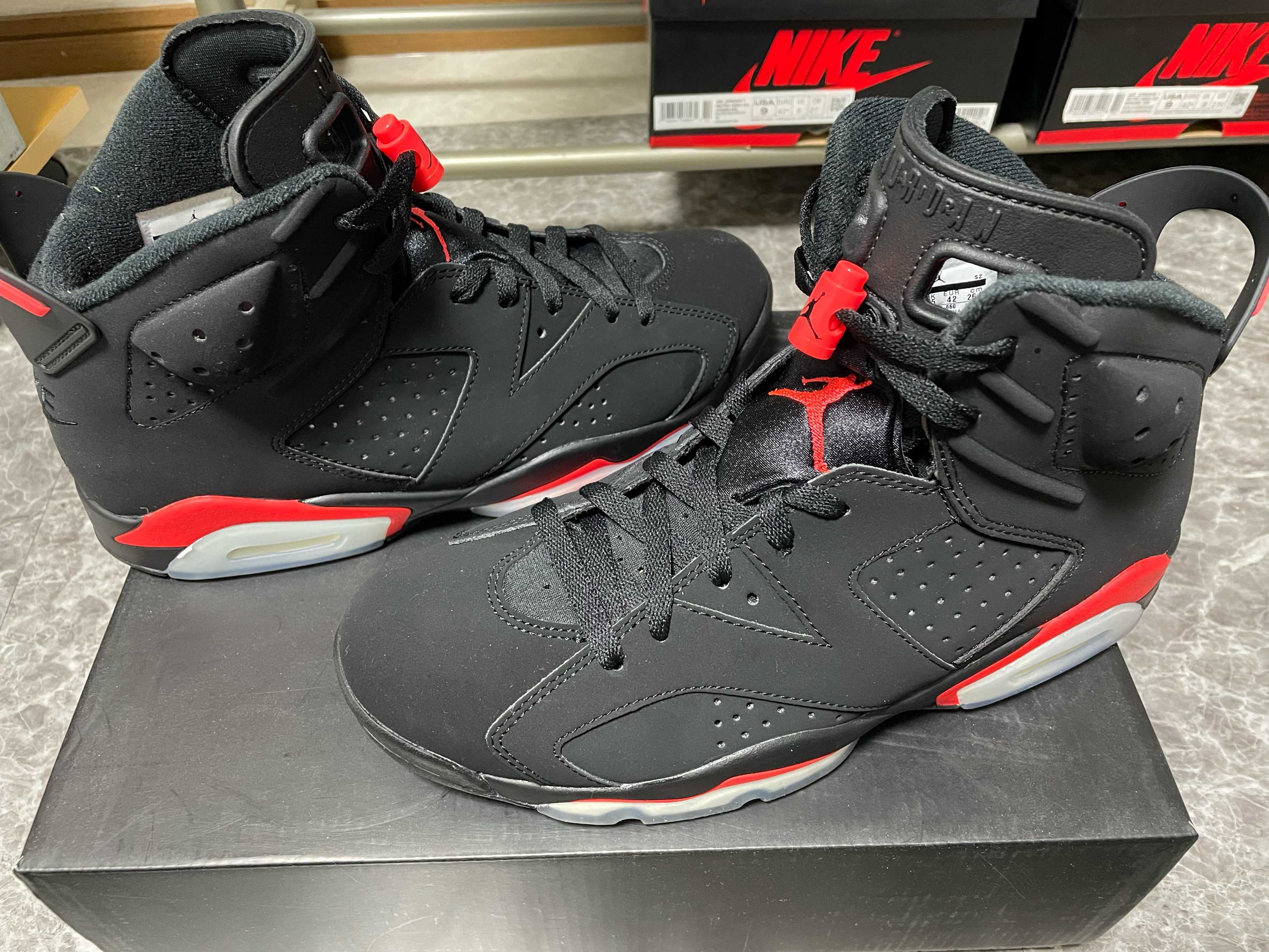 Nike Air Jordan 6 Retro OG "Black/Infrared"