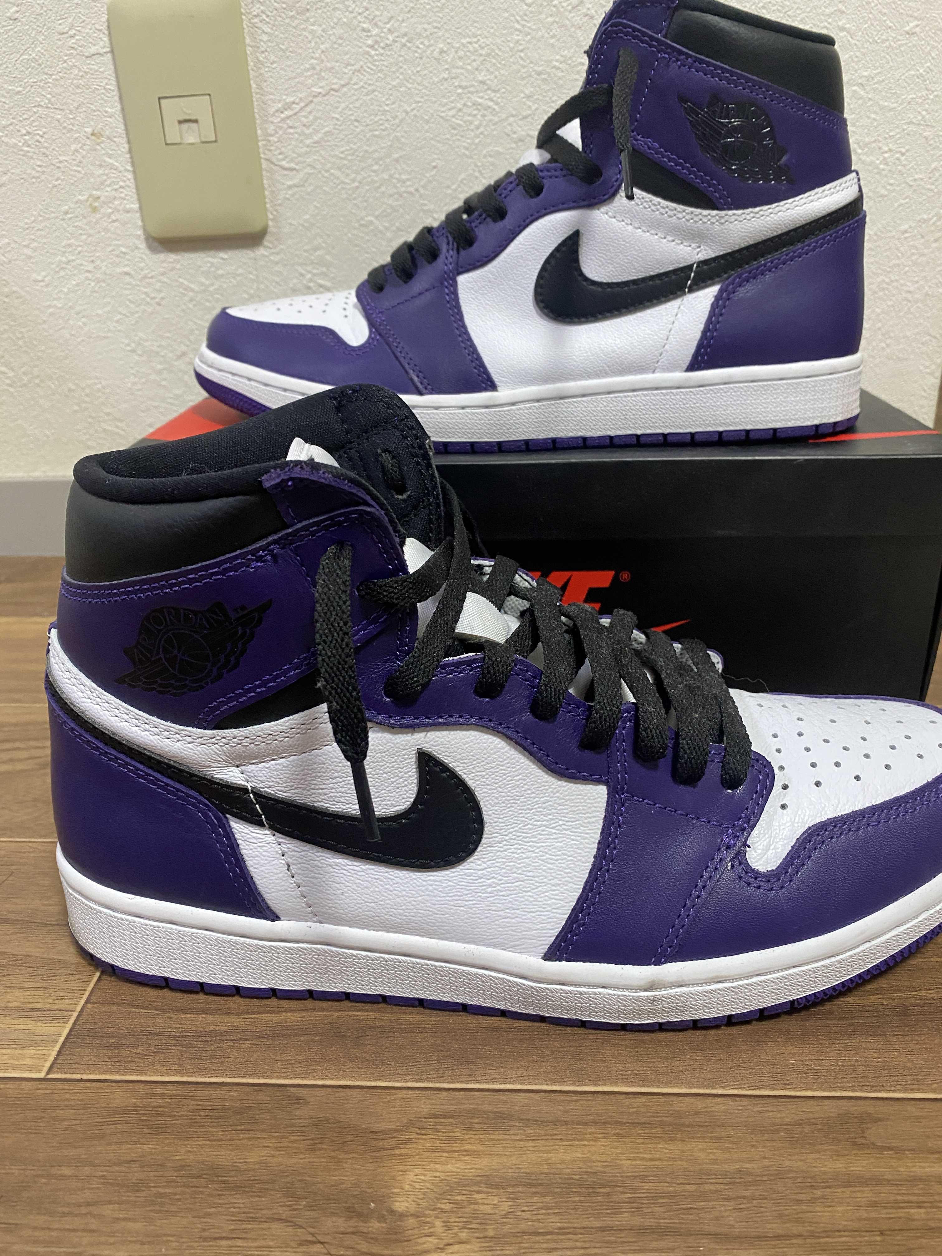 Nike Air Jordan 1 Retro High OG "Court Purple White/Black" (2020)   