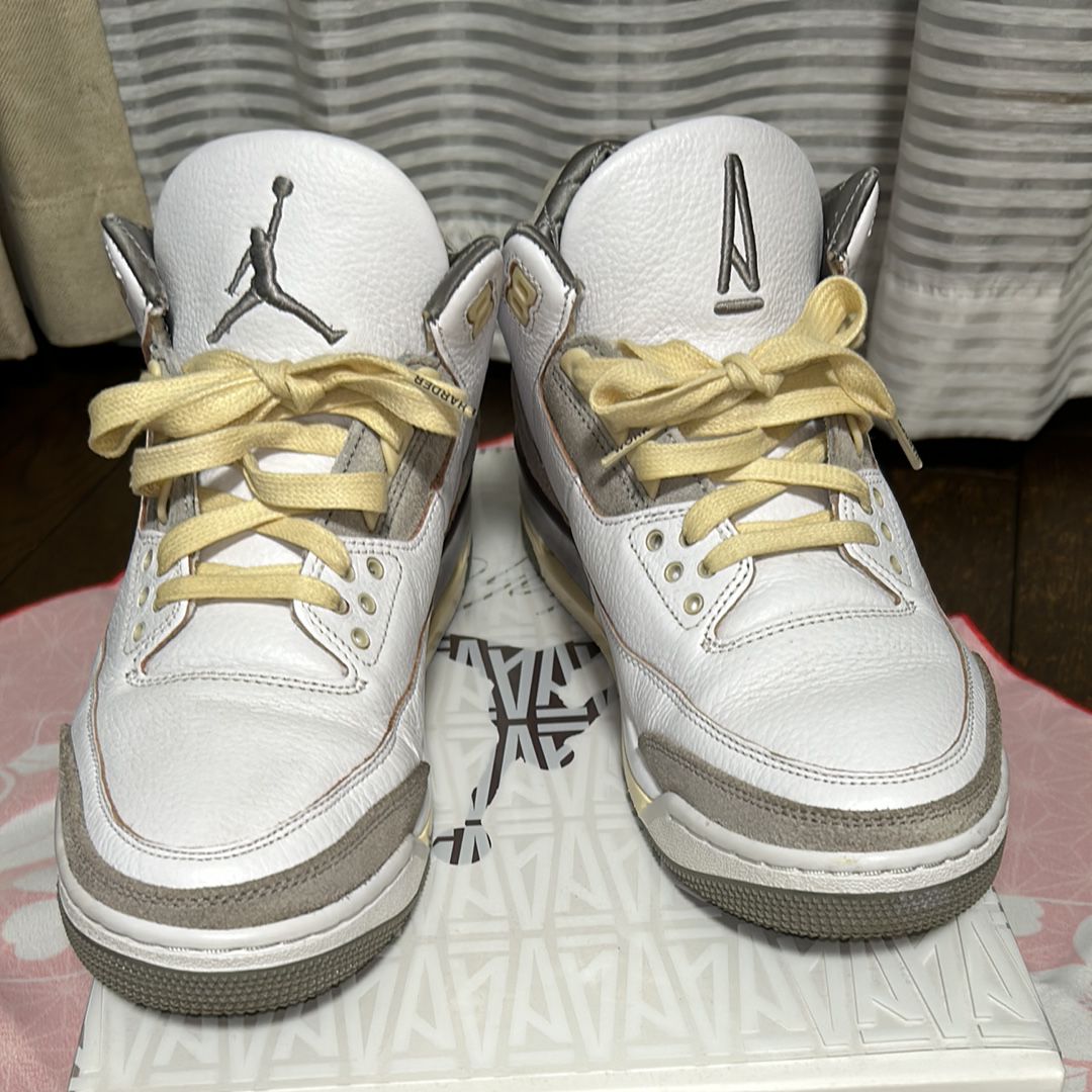 A Ma Maniere × Nike Women's Air Jordan 3 Retro SP "White/Medium Grey Violet Ore"