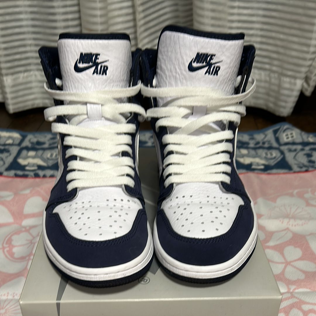 Nike Air Jordan 1 High OG CO.JP "White/Midnight Navy" (2020)(ブリーフケースなし)