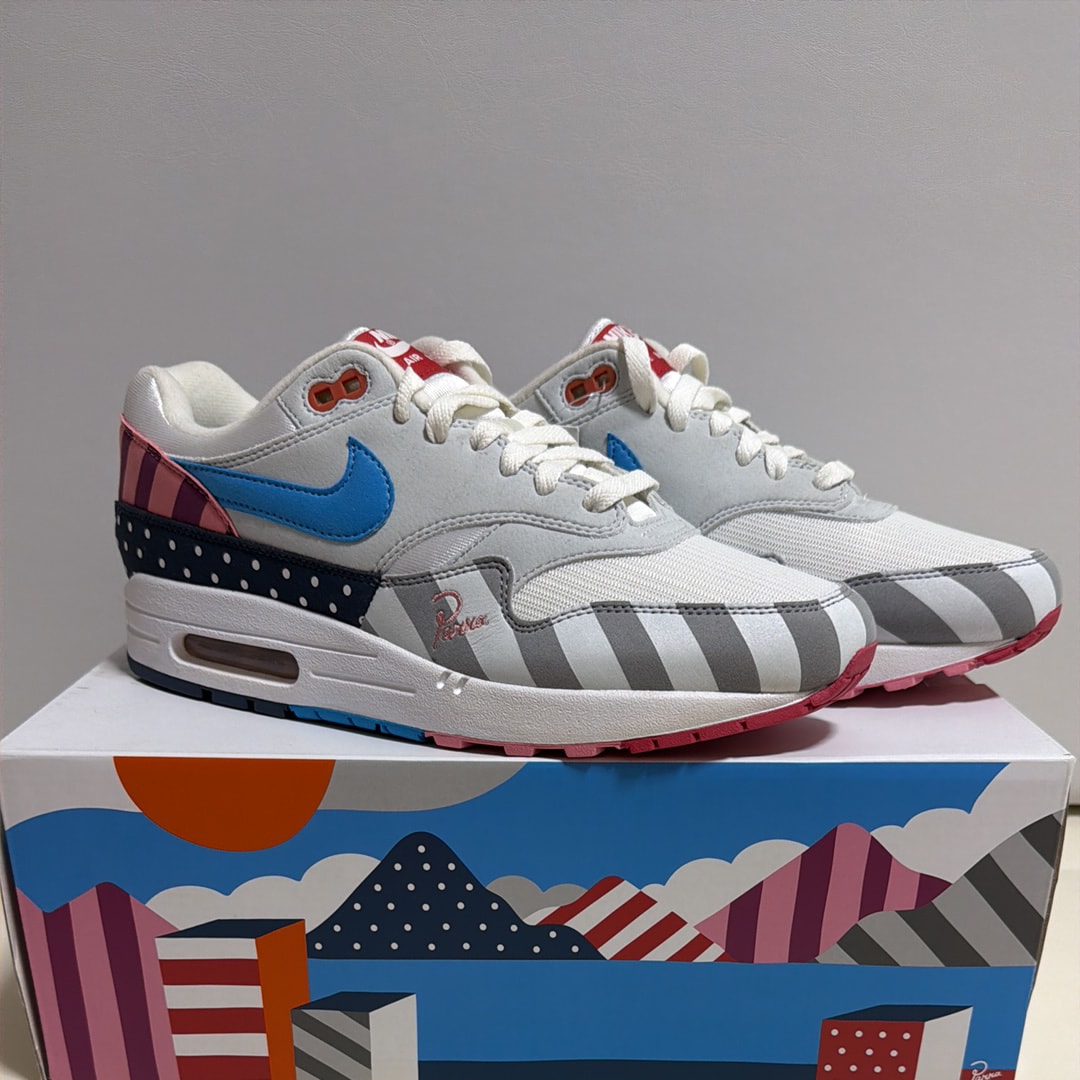 Parra × Nike Air Max 1 "White/Pure Platinum"