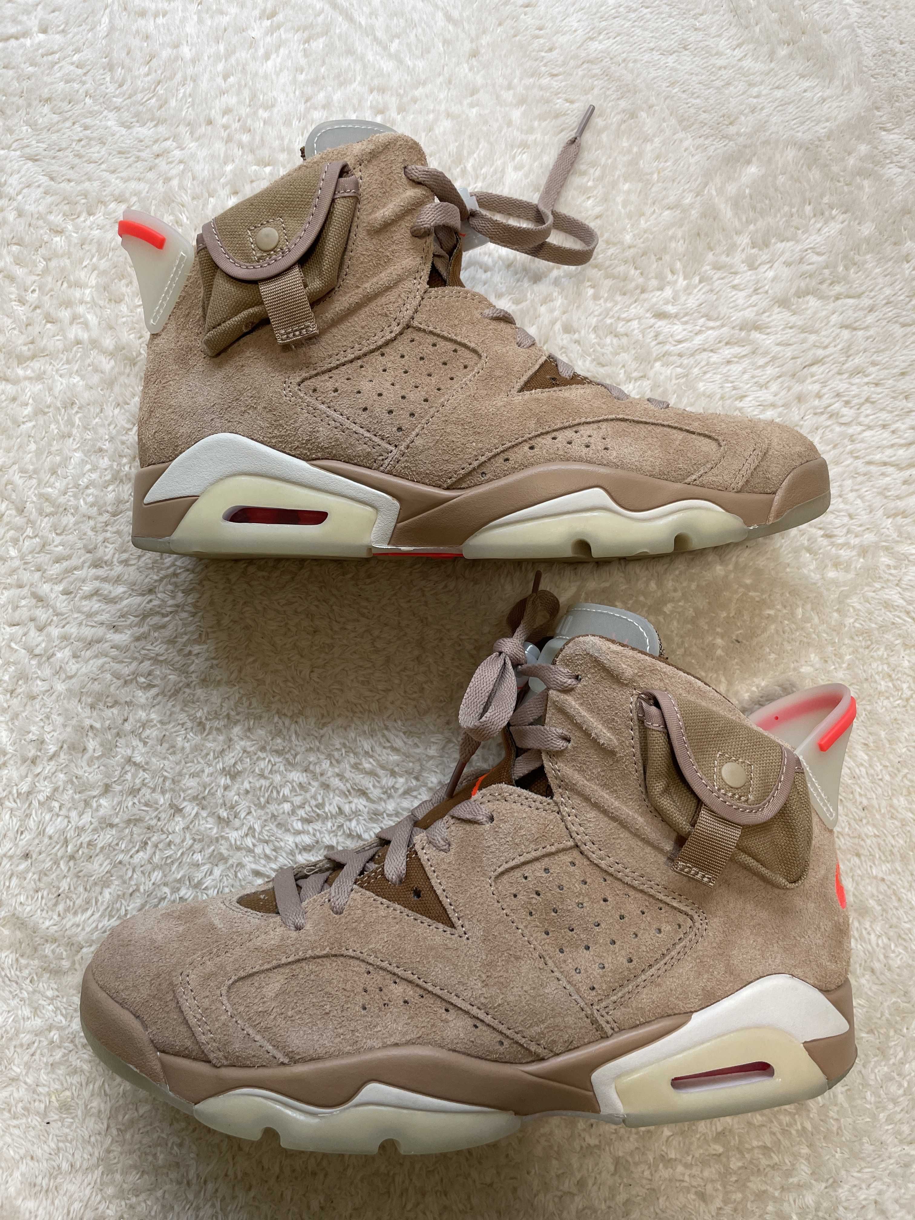 Travis Scott × Nike Air Jordan 6 "British Khaki"