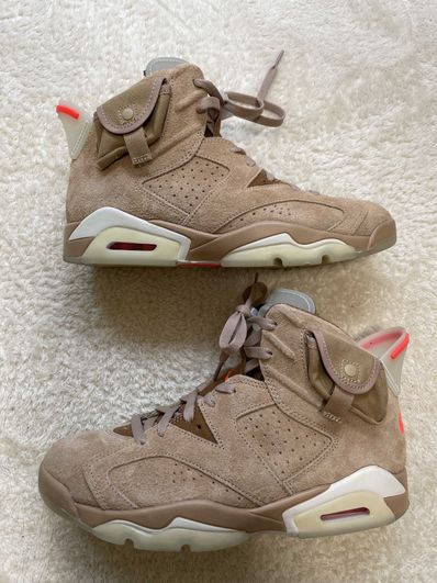 Travis Scott × Nike Air Jordan 6 "British Khaki"