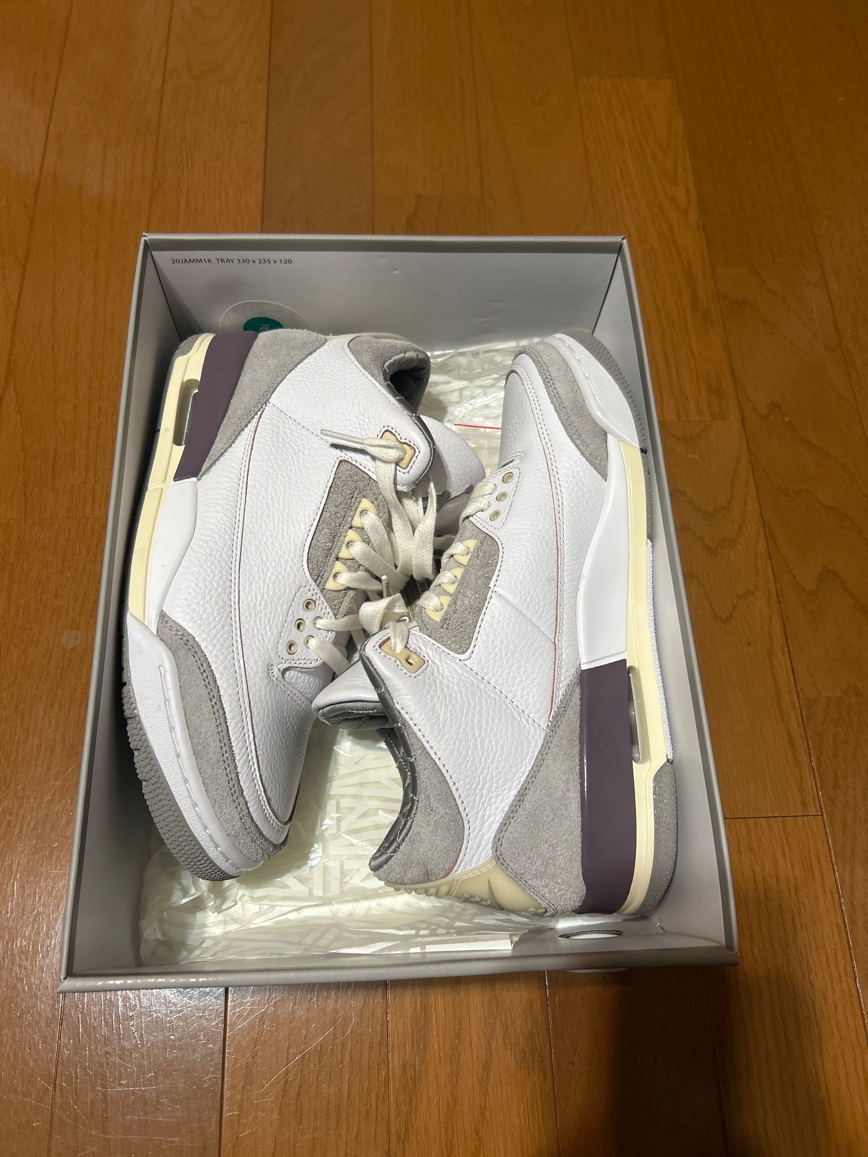 A Ma Maniere × Nike Women's Air Jordan 3 Retro SP "White/Medium Grey Violet Ore"