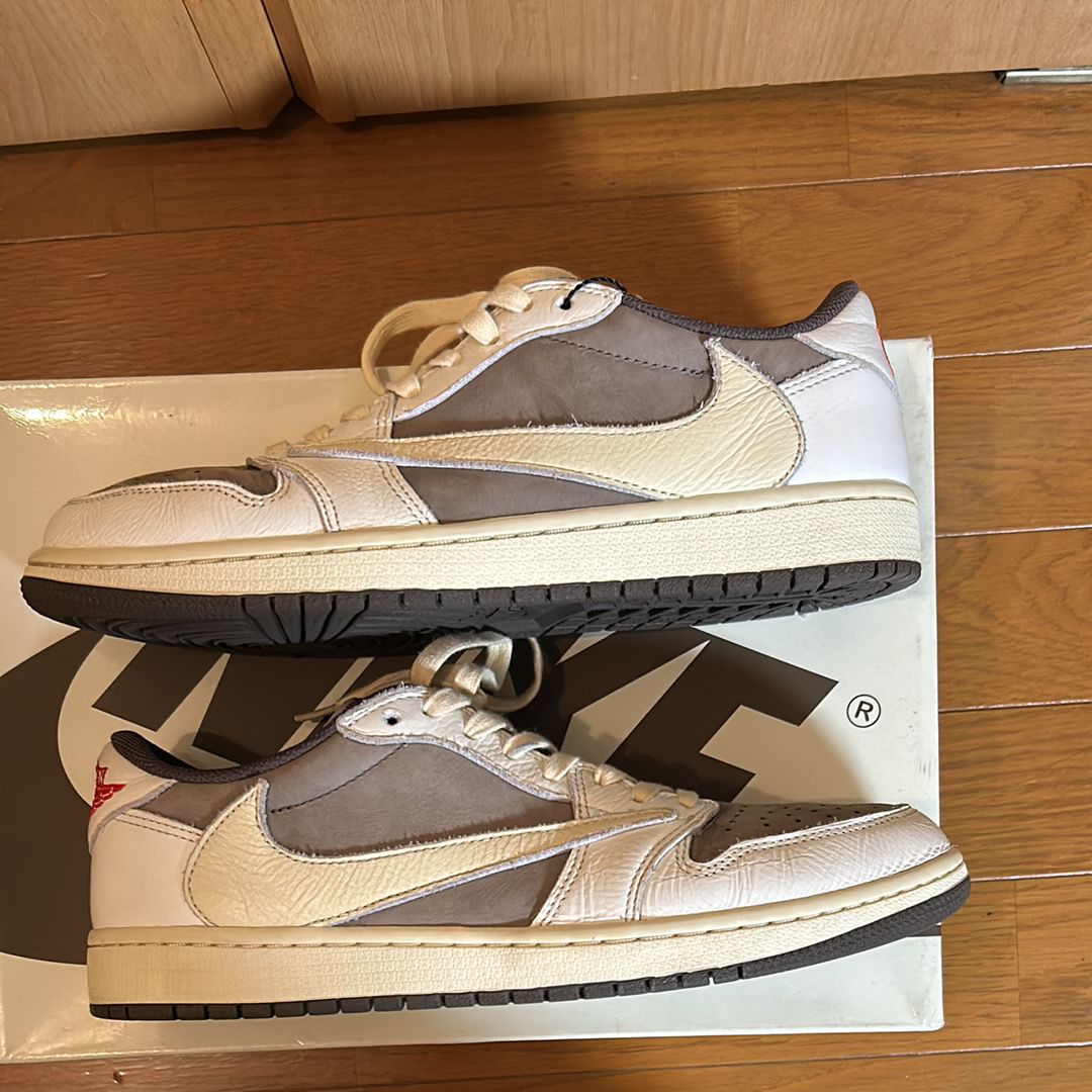 Travis Scott × Nike Air Jordan 1 Low OG SP "Reverse Mocha/Sail and Ridgerock"
