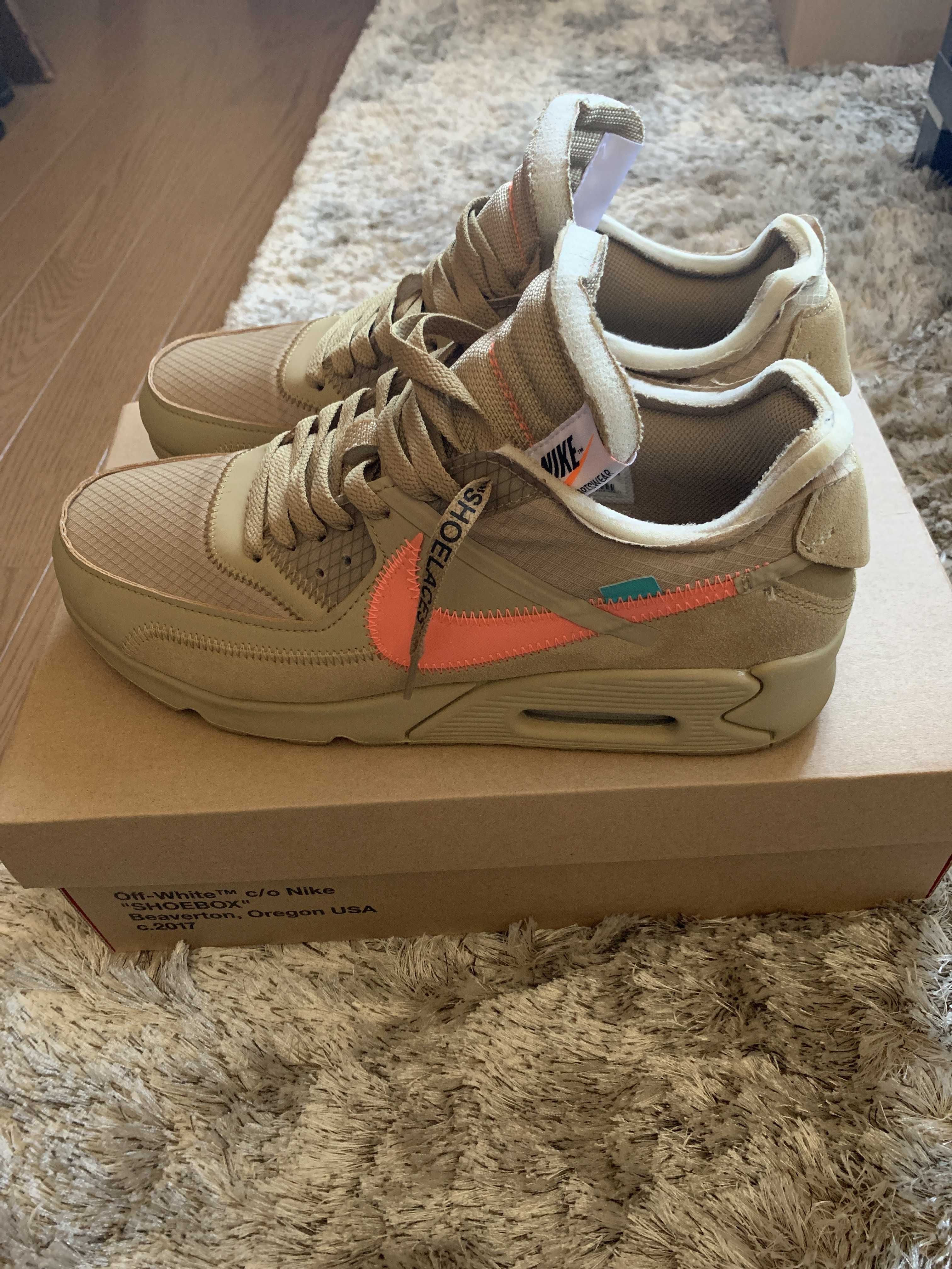 Off-White × Nike Air Max 90 "Desert Ore"