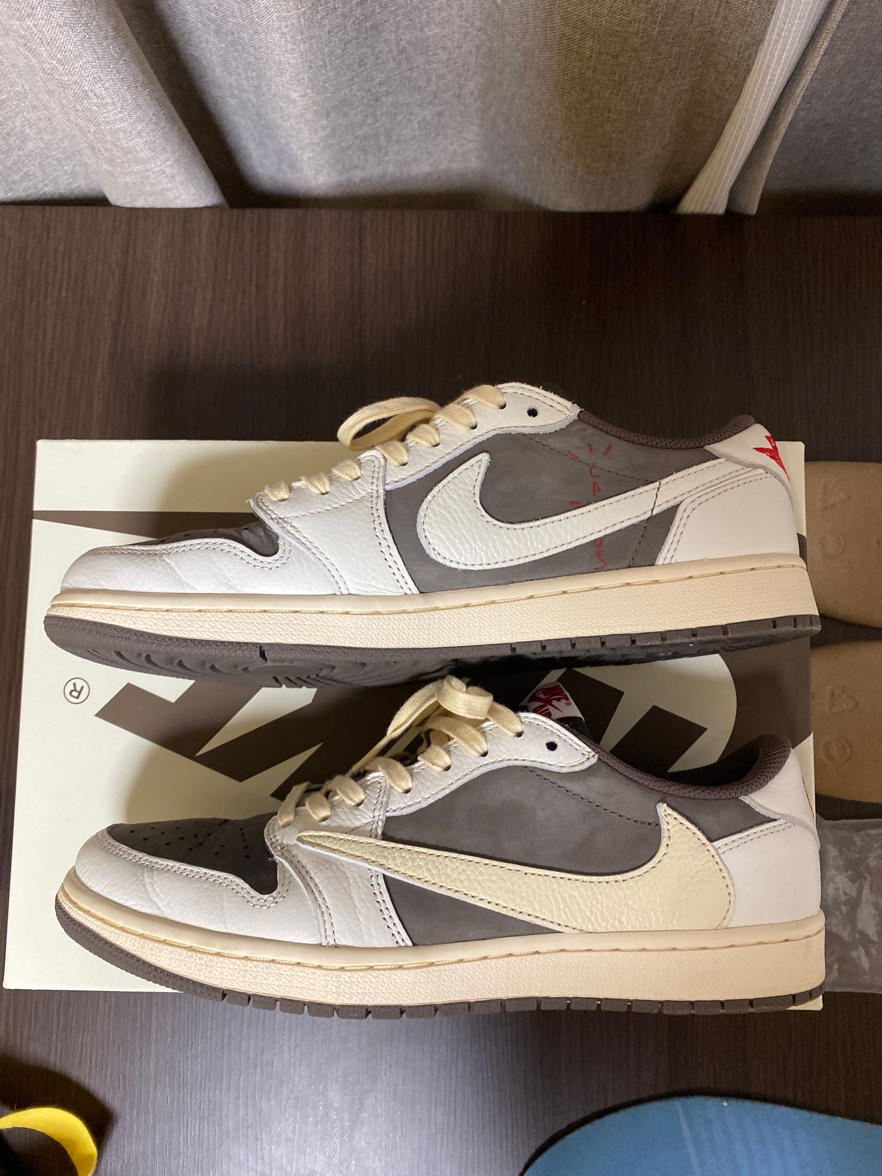 Travis Scott × Nike Air Jordan 1 Low OG SP "Reverse Mocha/Sail and Ridgerock"