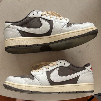 Travis Scott × Nike Air Jordan 1 Low OG SP "Reverse Mocha/Sail and Ridgerock"