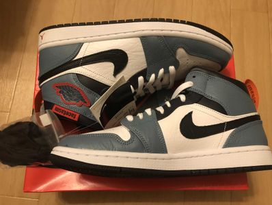 FACETASM × Nike Air Jordan 1 Mid "White/Navy"