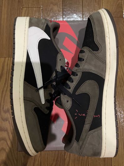 Travis Scott × Nike Air Jordan 1 Low OG SP-T "Black/Dark Mocha"