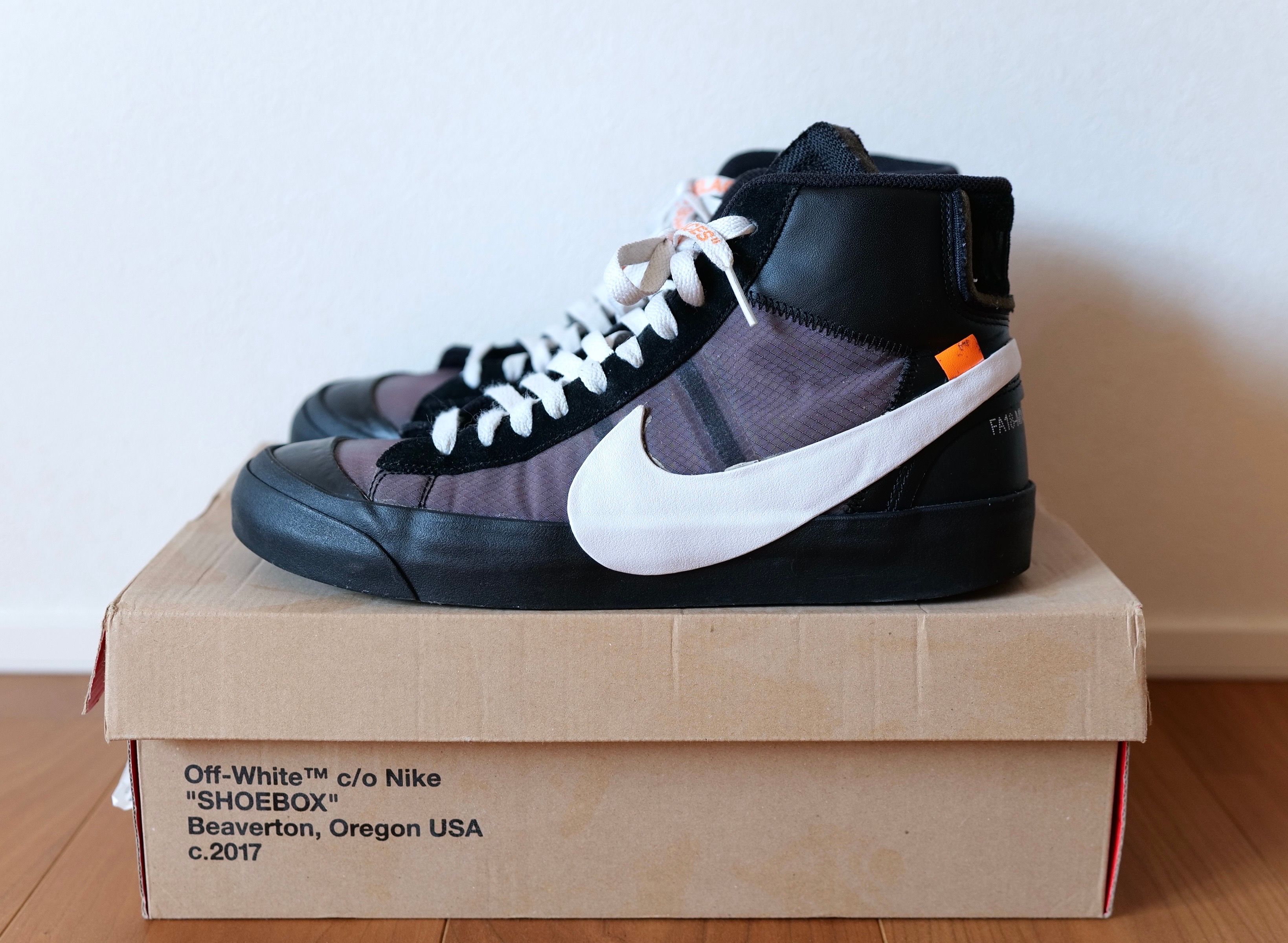 Off-White × Nike Blazer Studio Mid "Grim Reaper"