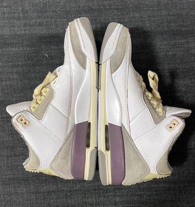 A Ma Maniere × Nike Women's Air Jordan 3 Retro SP "White/Medium Grey Violet Ore"