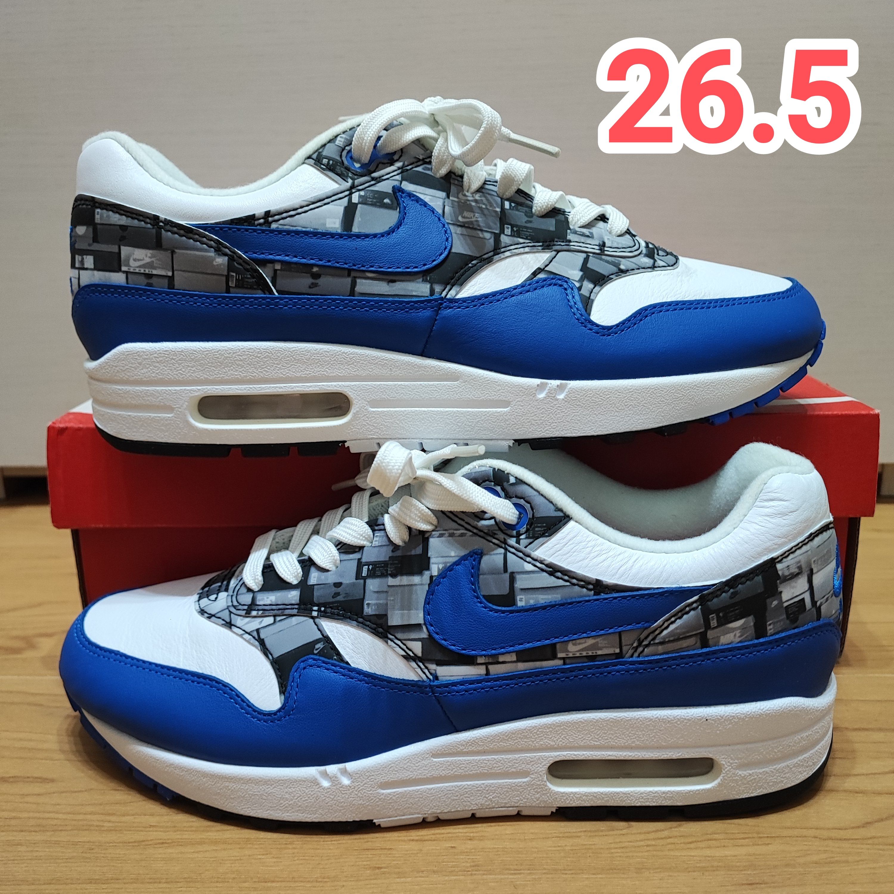 atmos × Nike Air Max 1 Blue "We Love Nike"