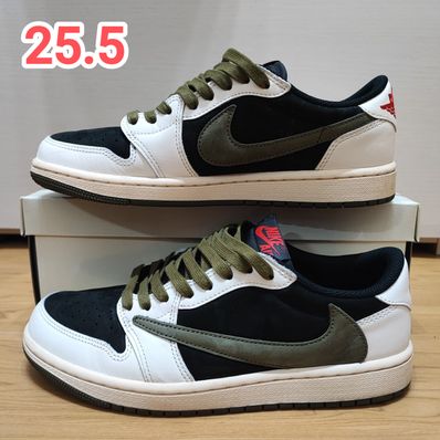 Travis Scott × Nike Women's Air Jordan 1 Low OG "Medium Olive"