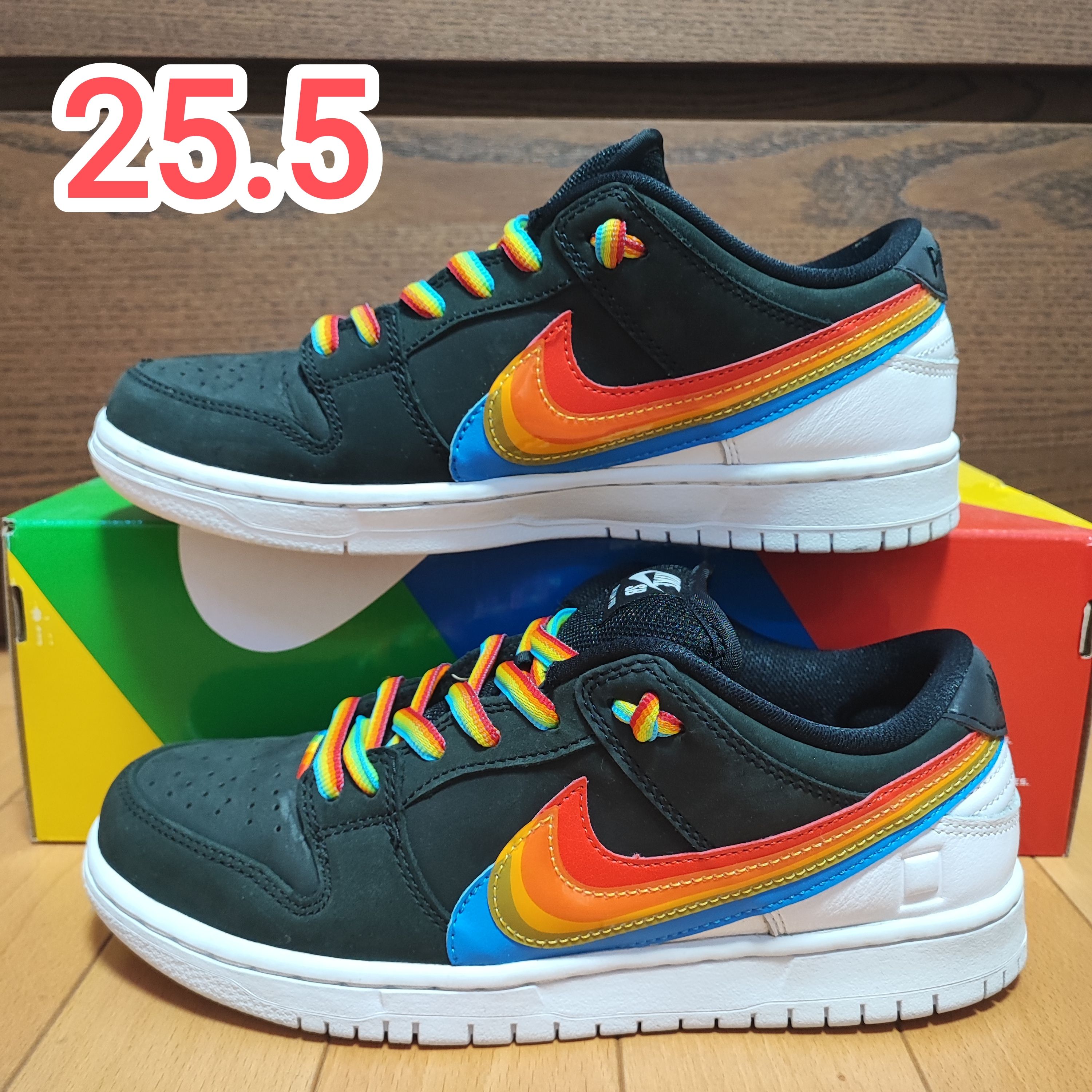 Polaroid × Nike SB Dunk Low Pro QS "Black/White"