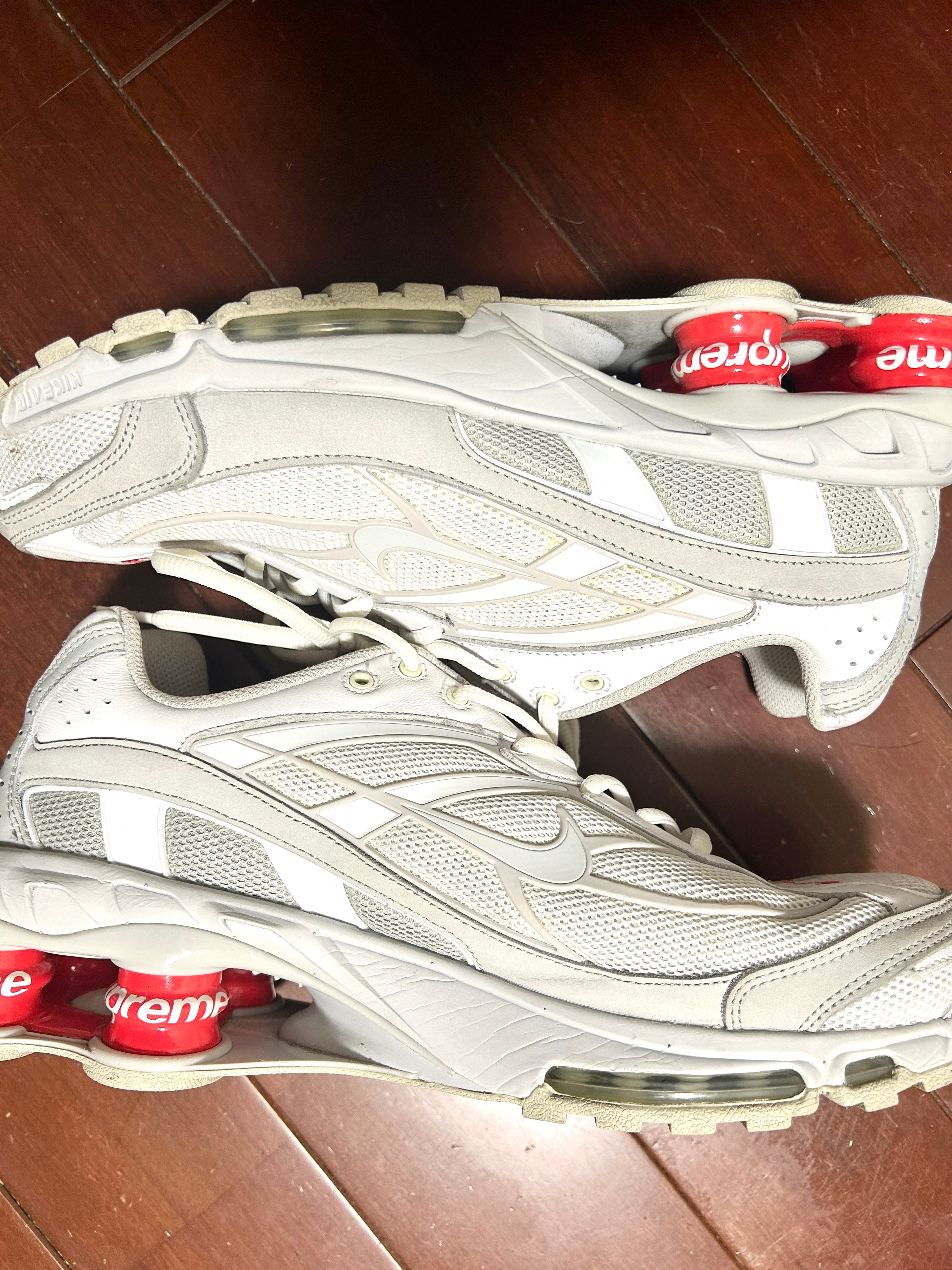 Supreme × Nike Shox Ride 2 "White/Grey Fog/Flat Platinum"