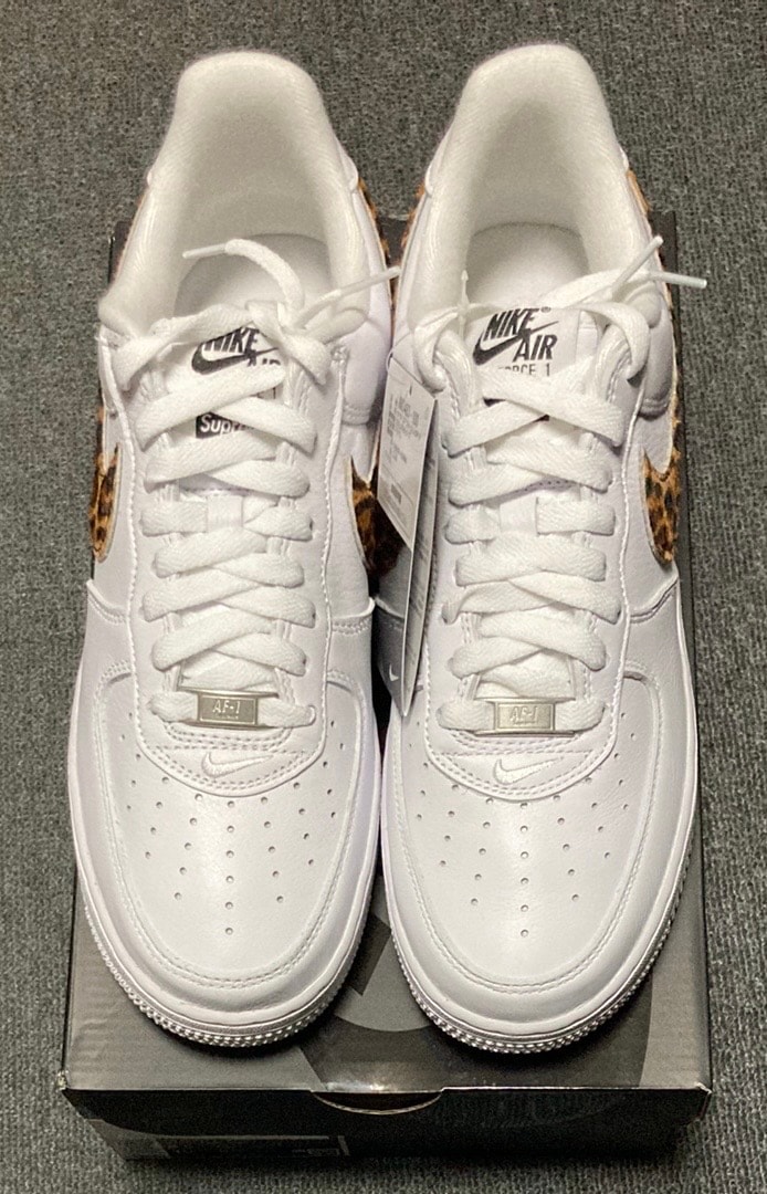 GOODENOUGH × Supreme × Nike Air Force 1 Low "White/Leopard" (25SS Week15)