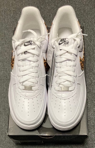 GOODENOUGH × Supreme × Nike Air Force 1 Low "White/Leopard" (25SS Week15)
