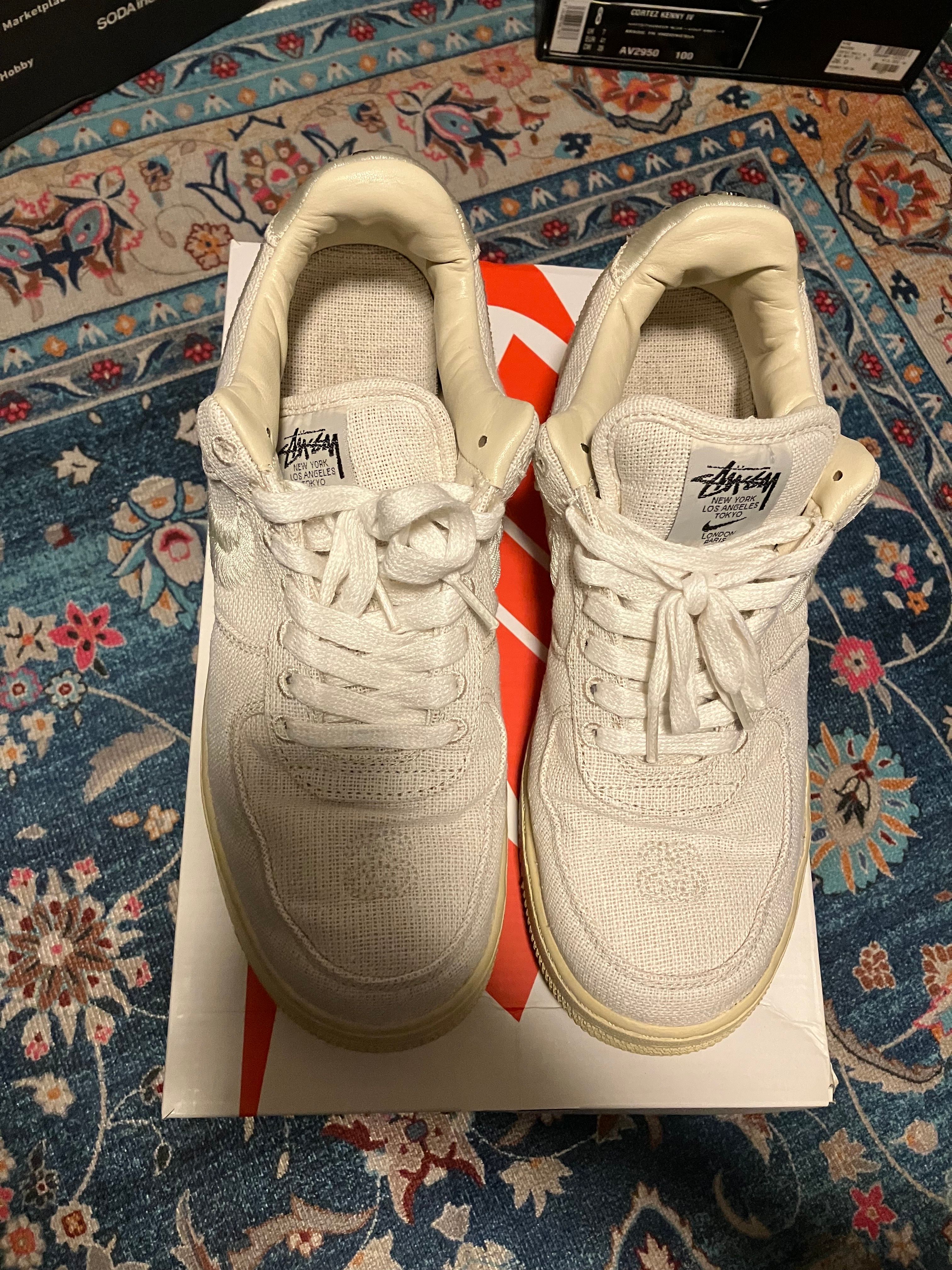 Stussy × Nike Air Force 1 Low "Fossil Stone"