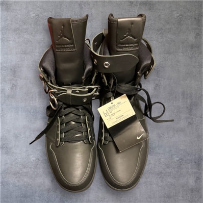 COMME des GARCONS × Nike Air Jordan 1 High "Black"