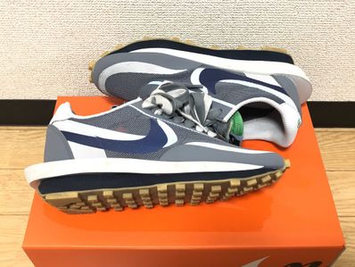 CLOT × Sacai × Nike LD Waffle "Grey Obsidian/Cool Grey"
