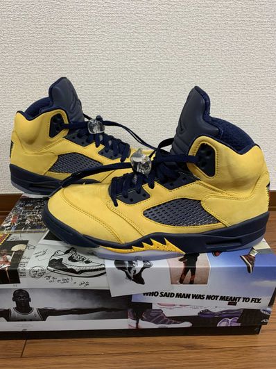 NIKE AIR JORDAN 5 "MICHIGAN"