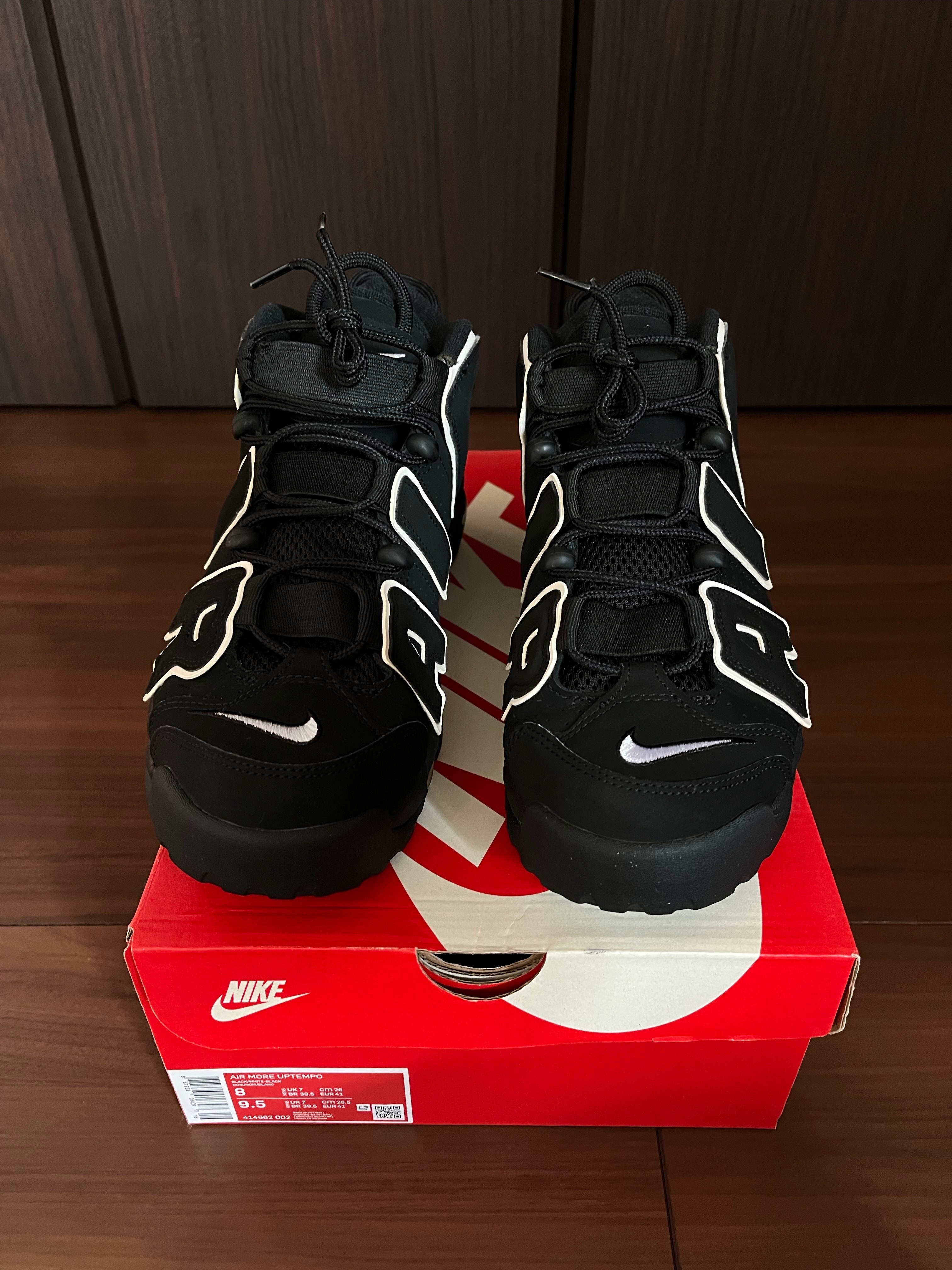 Nike Air More Uptempo "Black/White"(2020)