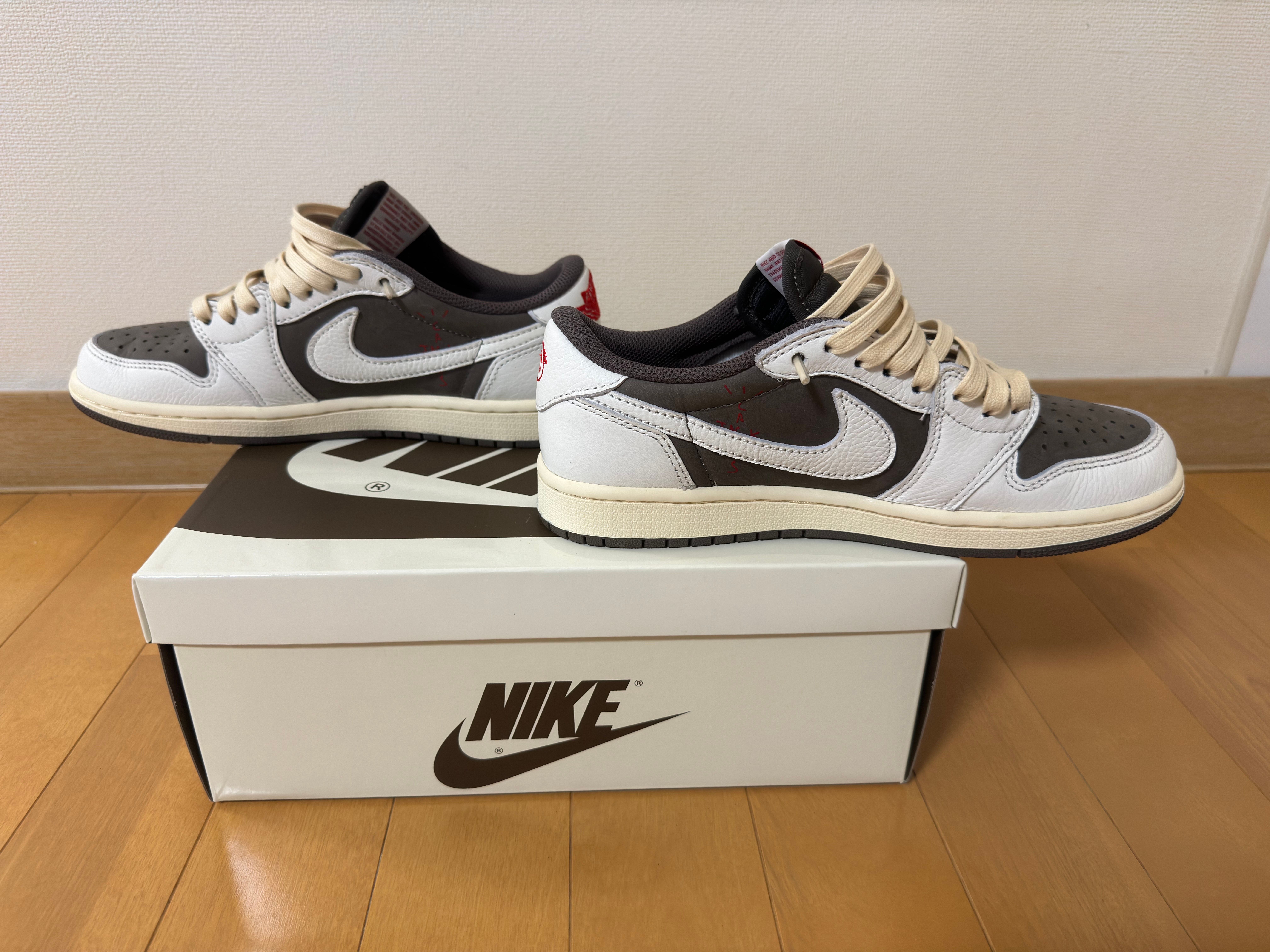 Travis Scott × Nike Air Jordan 1 Low OG SP "Reverse Mocha/Sail and Ridgerock"