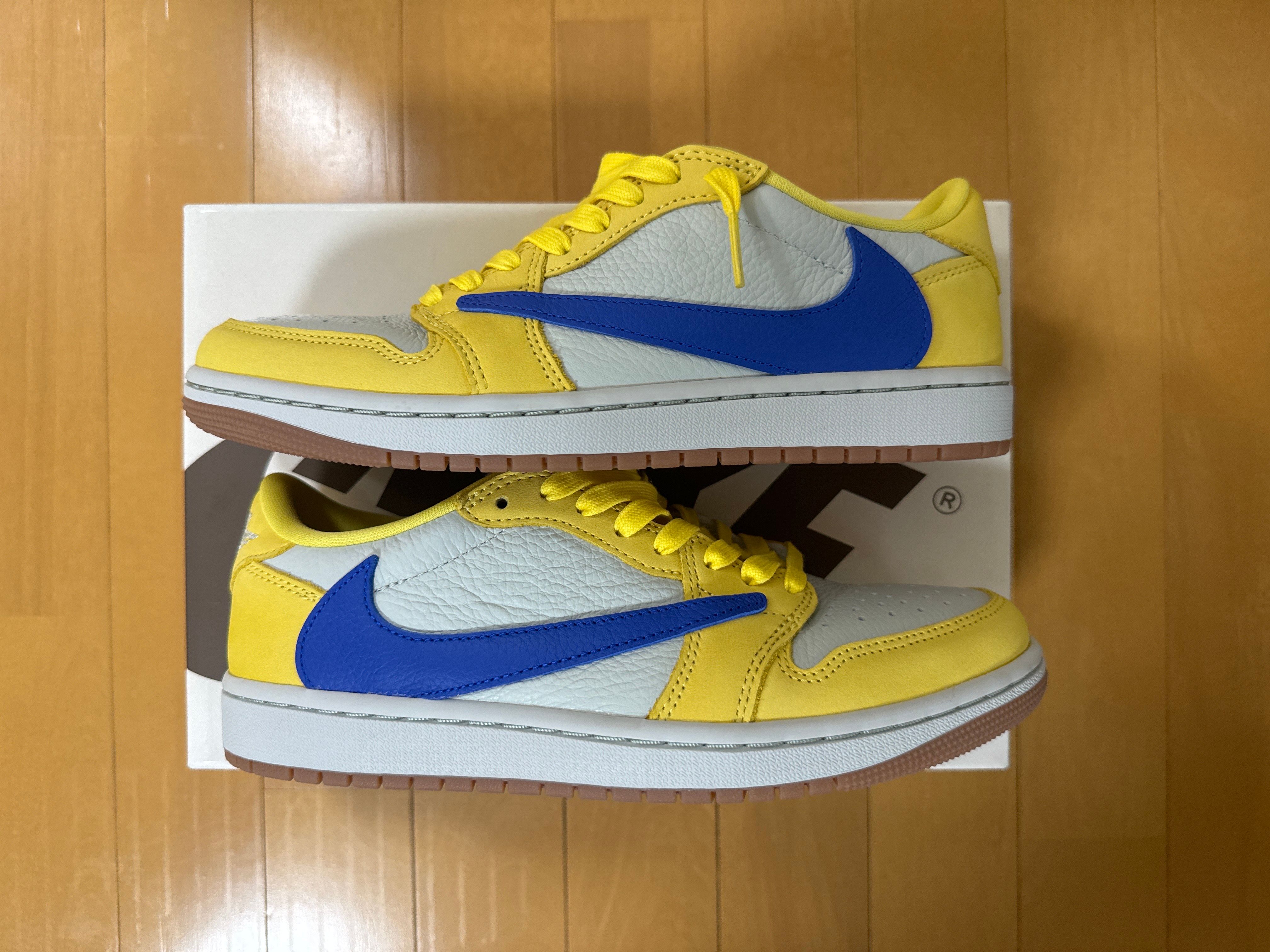 Travis Scott × Nike Women's Air Jordan 1 Retro Low OG "Canary"