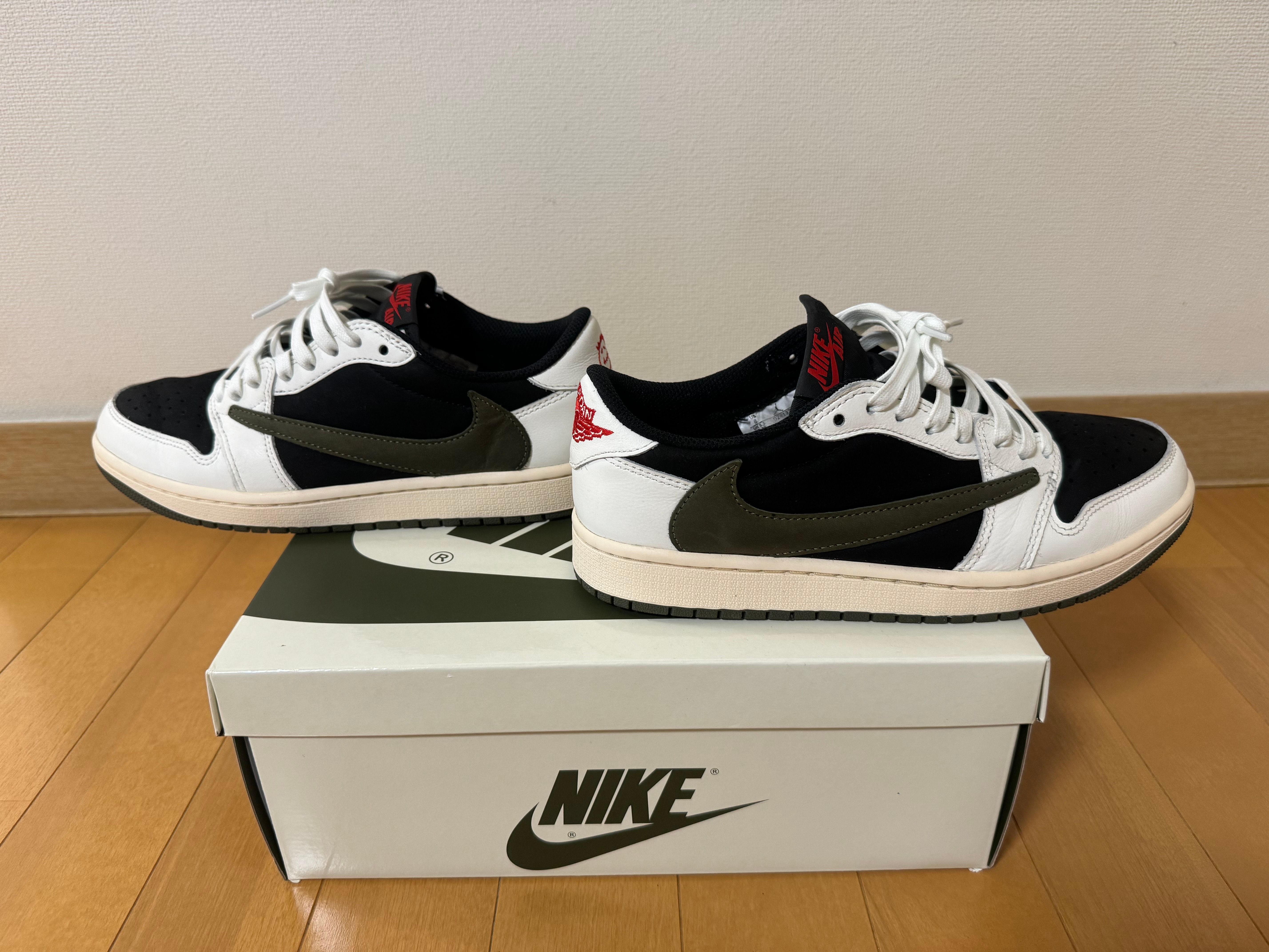Travis Scott × Nike Women's Air Jordan 1 Low OG "Medium Olive"