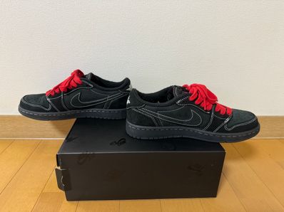 Travis Scott × Nike Air Jordan 1 Low OG SP "Black Phantom"