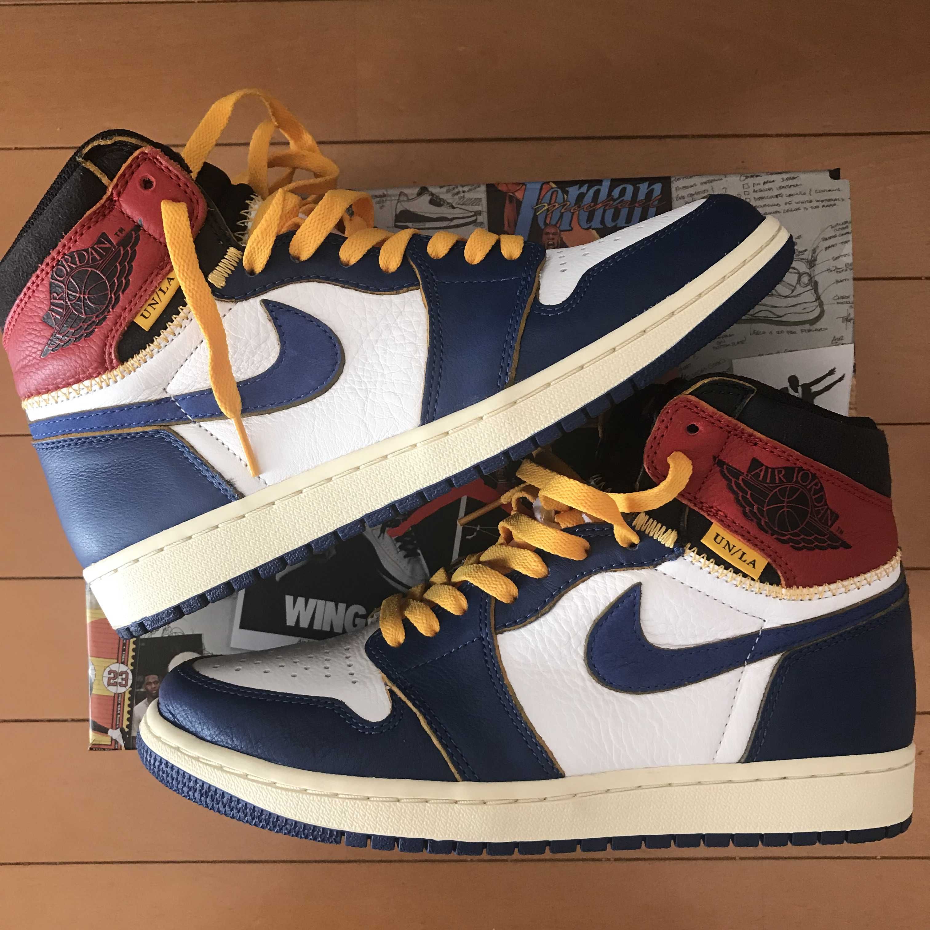 Union × Nike Air Jordan 1 Retro High OG NRG "Storm Blue/Varsity Red"