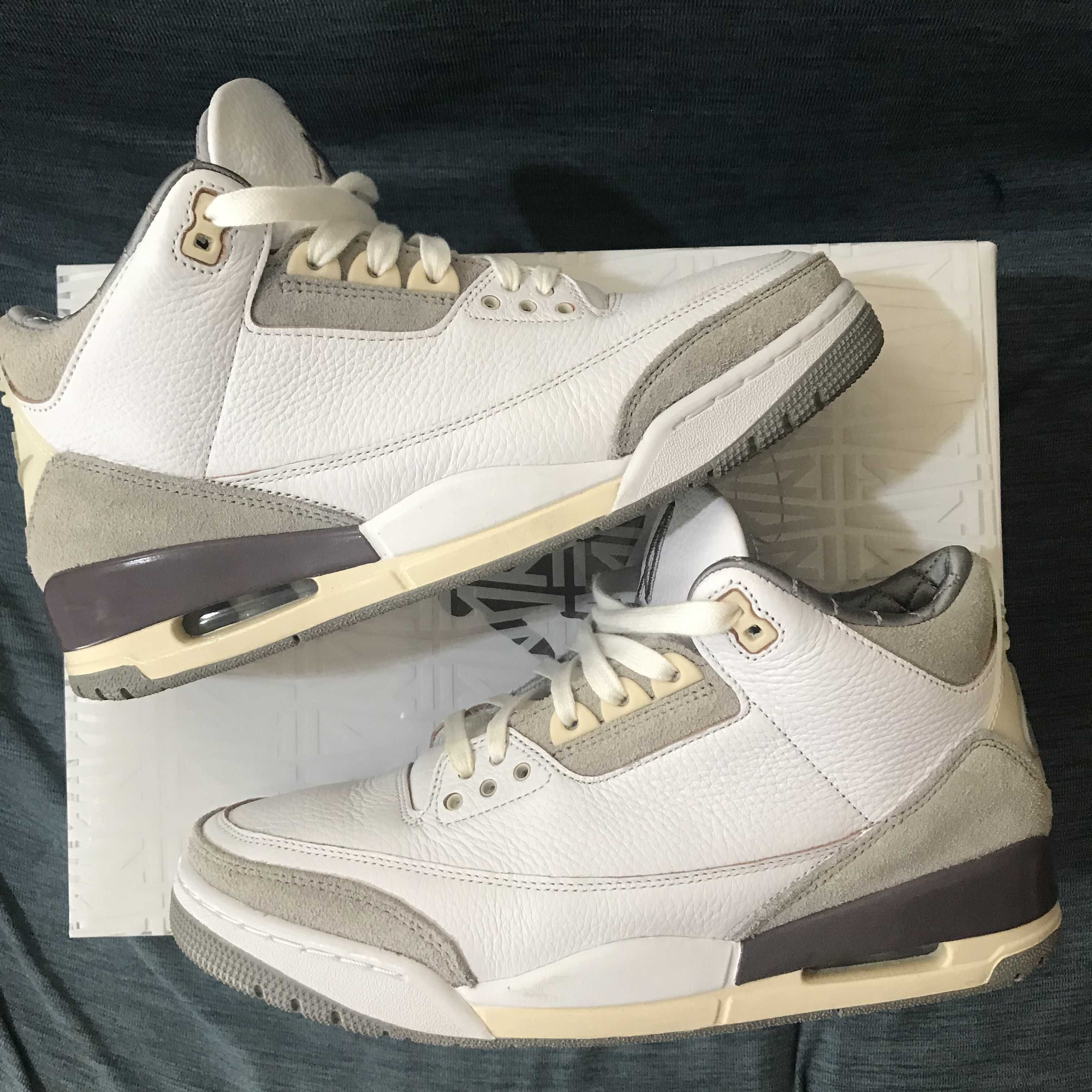 A Ma Maniere × Nike Women's Air Jordan 3 Retro SP "White/Medium Grey Violet Ore"