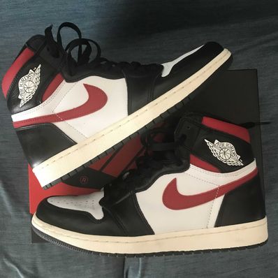 Nike Air Jordan 1 Retro High "Black/White/Sail/Gym Red"
