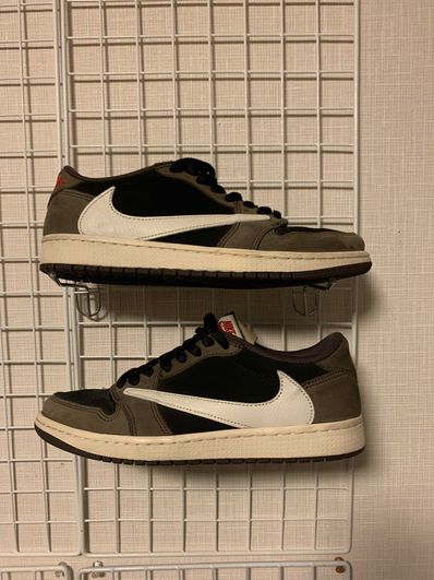 Travis Scott × Nike Air Jordan 1 Low OG SP-T "Black/Dark Mocha"