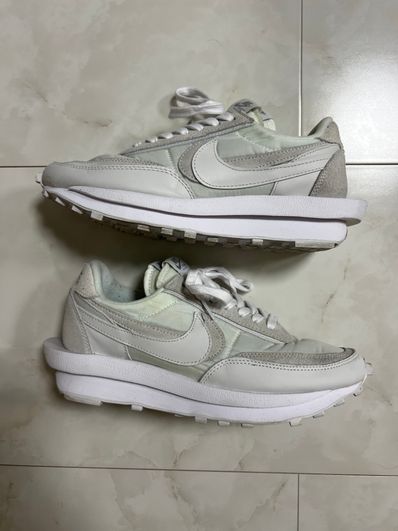 sacai × Nike LDV Waffle "Triple White"