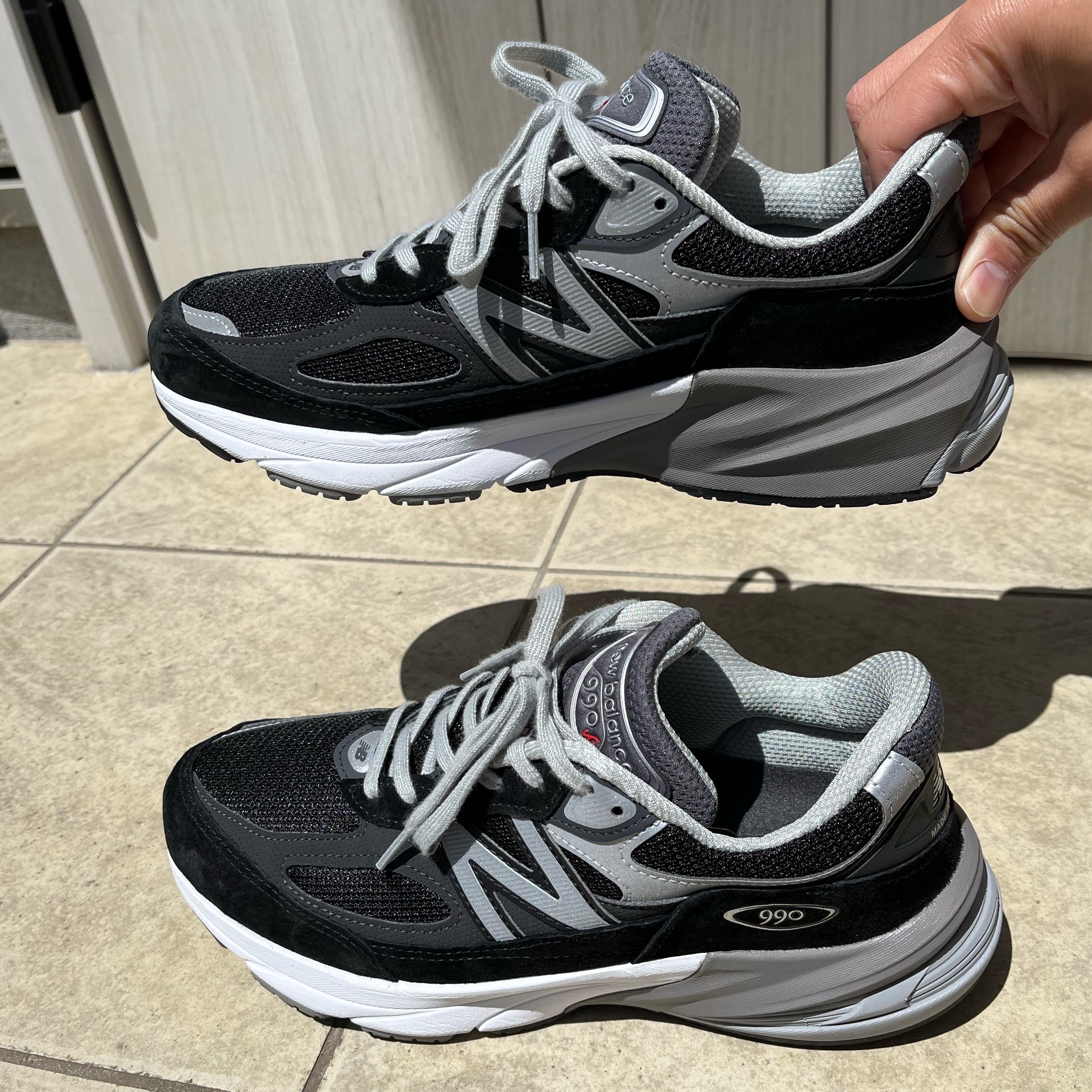 New Balance 990V6 "Black" (Heel NB Logo)