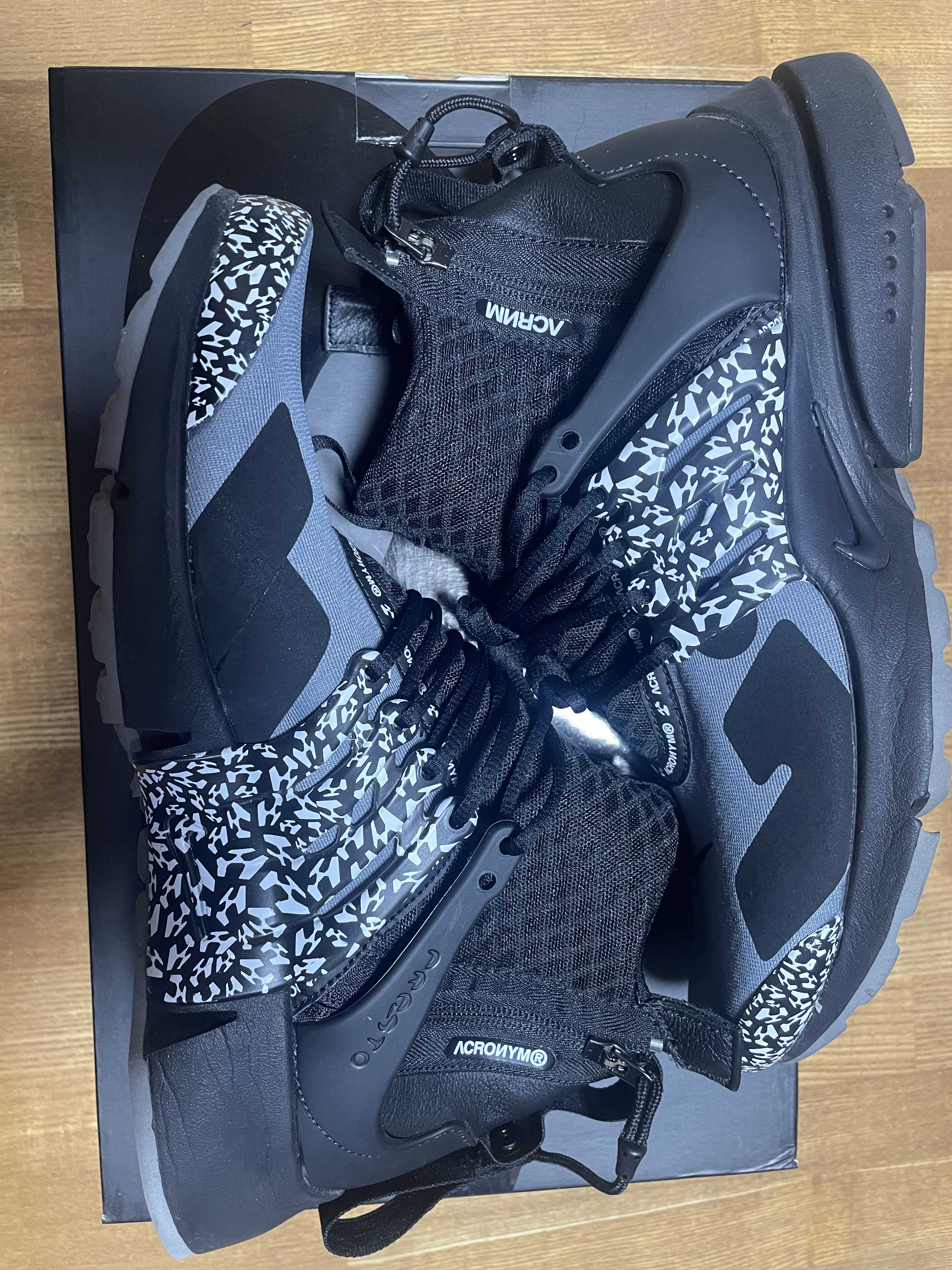 ACRONYM × Nike Air Presto Mid "Cool Grey/Black"