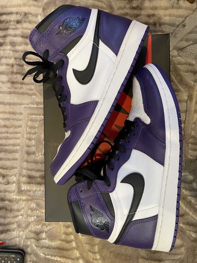 Nike Air Jordan 1 Retro High OG "Court Purple White/Black" (2020)