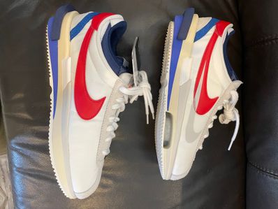 sacai × Nike Zoom Cortez "White and University Red"