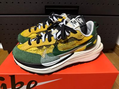 sacai × Nike Vapor Waffle "Tour Yellow/Stadium Green-Sail"