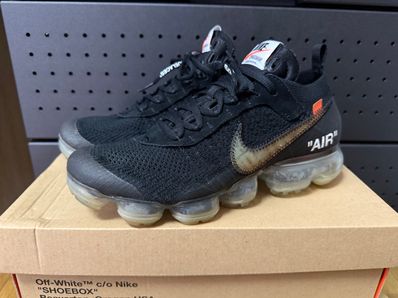 Off-White × Nike Air Vapormax "Black/Total Orange/Clear"