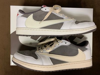 Travis Scott × Nike Air Jordan 1 Low OG SP "Reverse Mocha/Sail and Ridgerock"