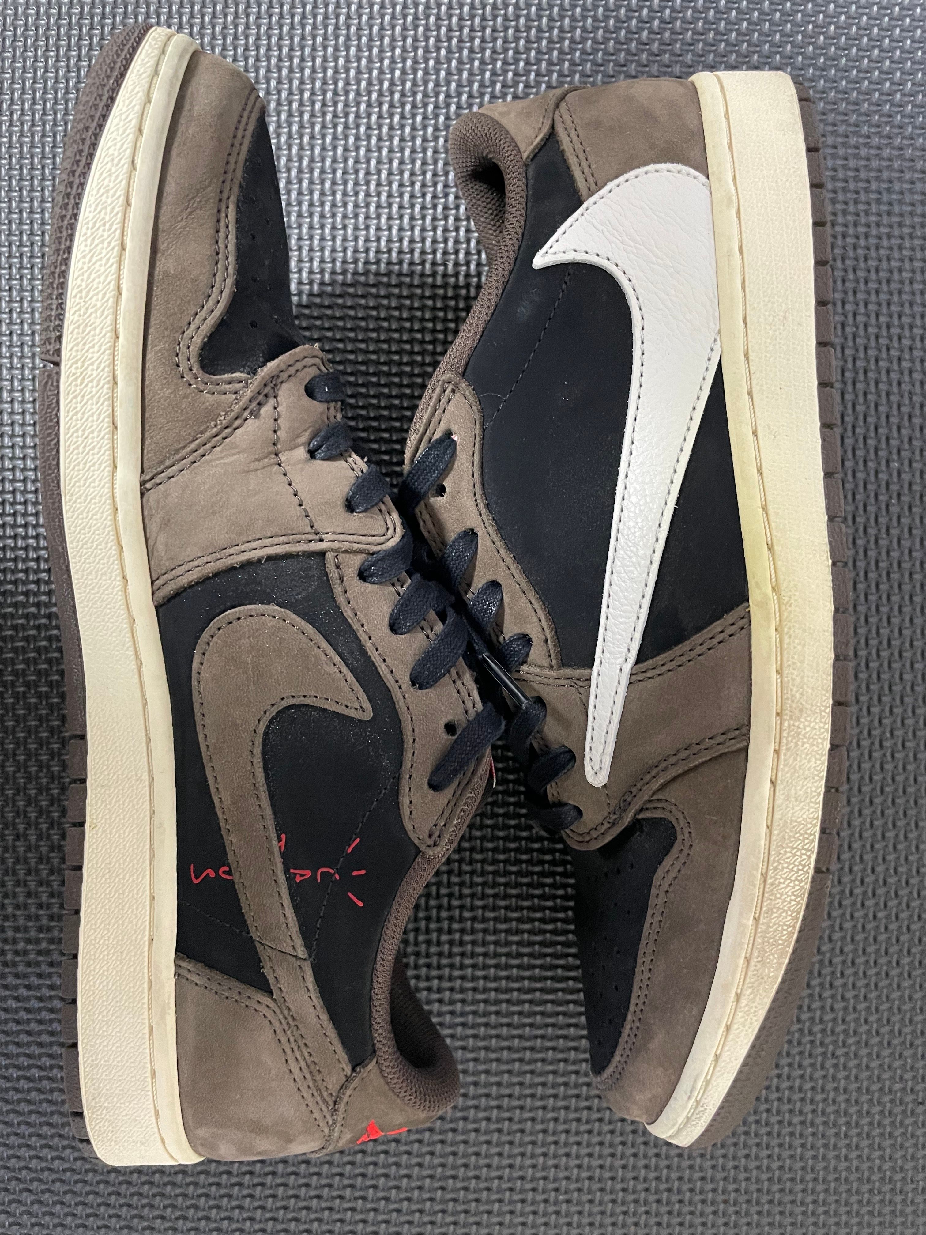 Travis Scott × Nike Air Jordan 1 Low OG SP-T "Black/Dark Mocha"