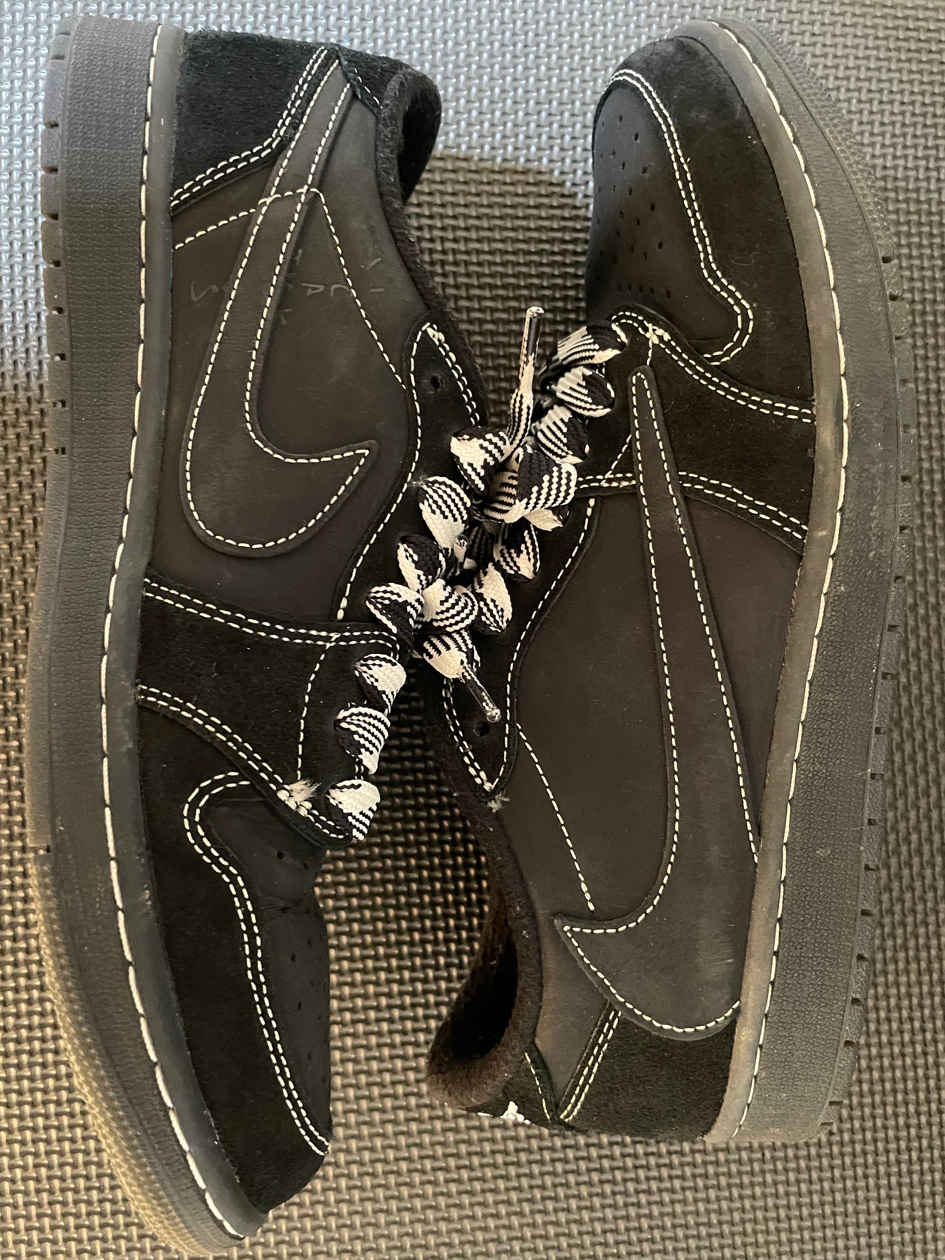 Travis Scott × Nike Air Jordan 1 Low OG SP "Black Phantom"