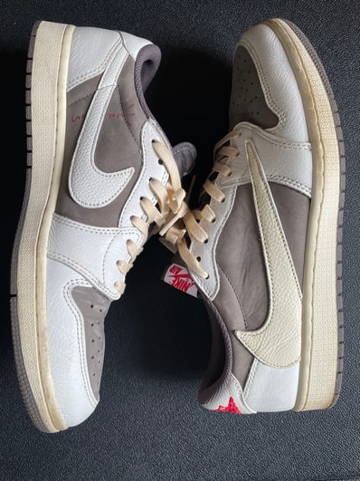 Travis Scott × Nike Air Jordan 1 Low OG SP "Reverse Mocha/Sail and Ridgerock"