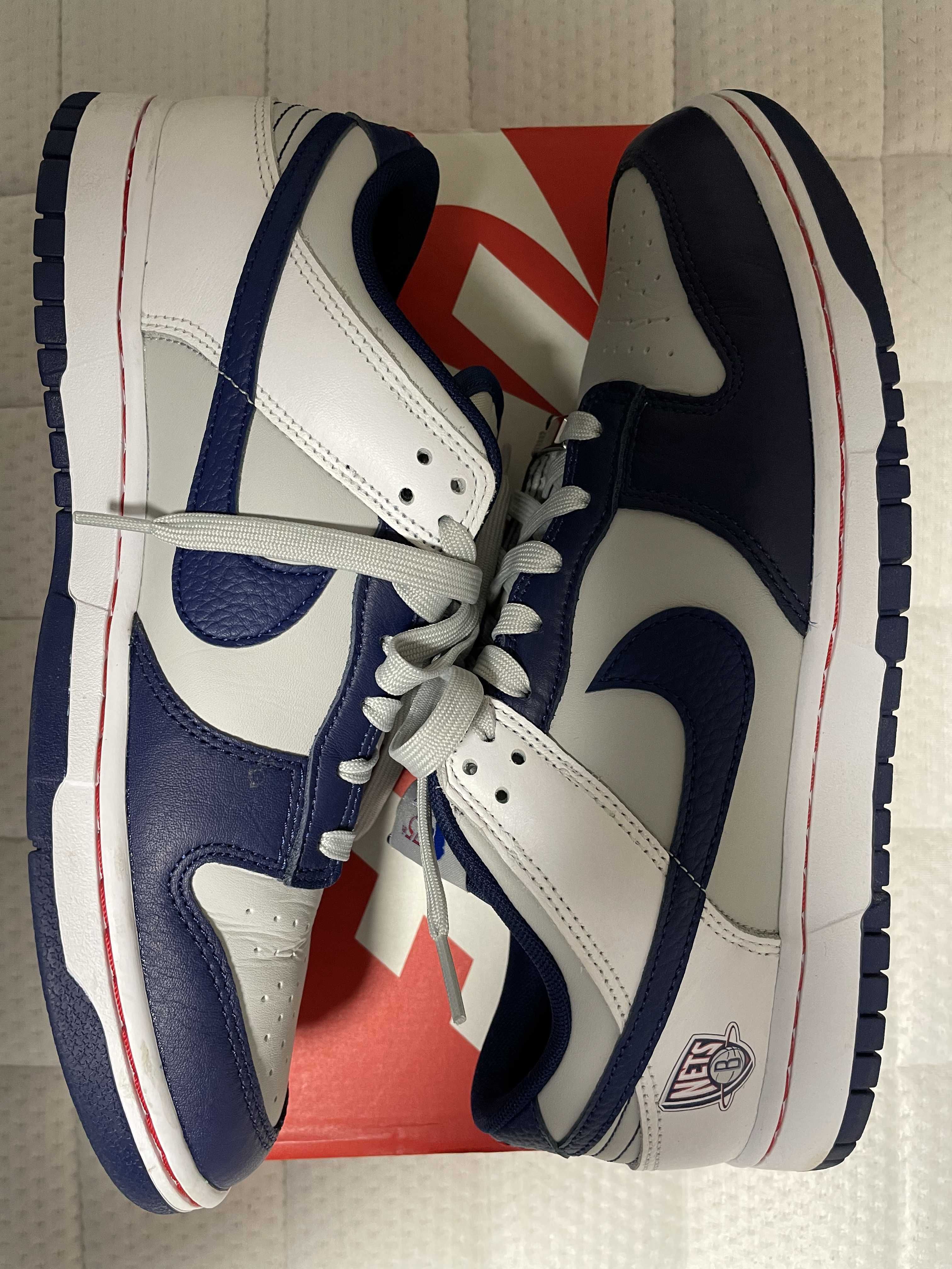 NBA × Nike Dunk Low EMB 75th Anniversary "Nets"