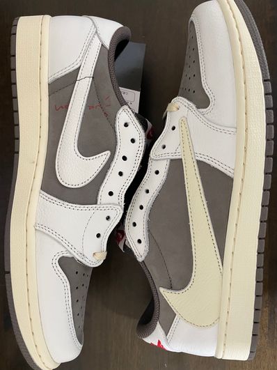 Travis Scott × Nike Air Jordan 1 Low OG SP "Reverse Mocha/Sail and Ridgerock"