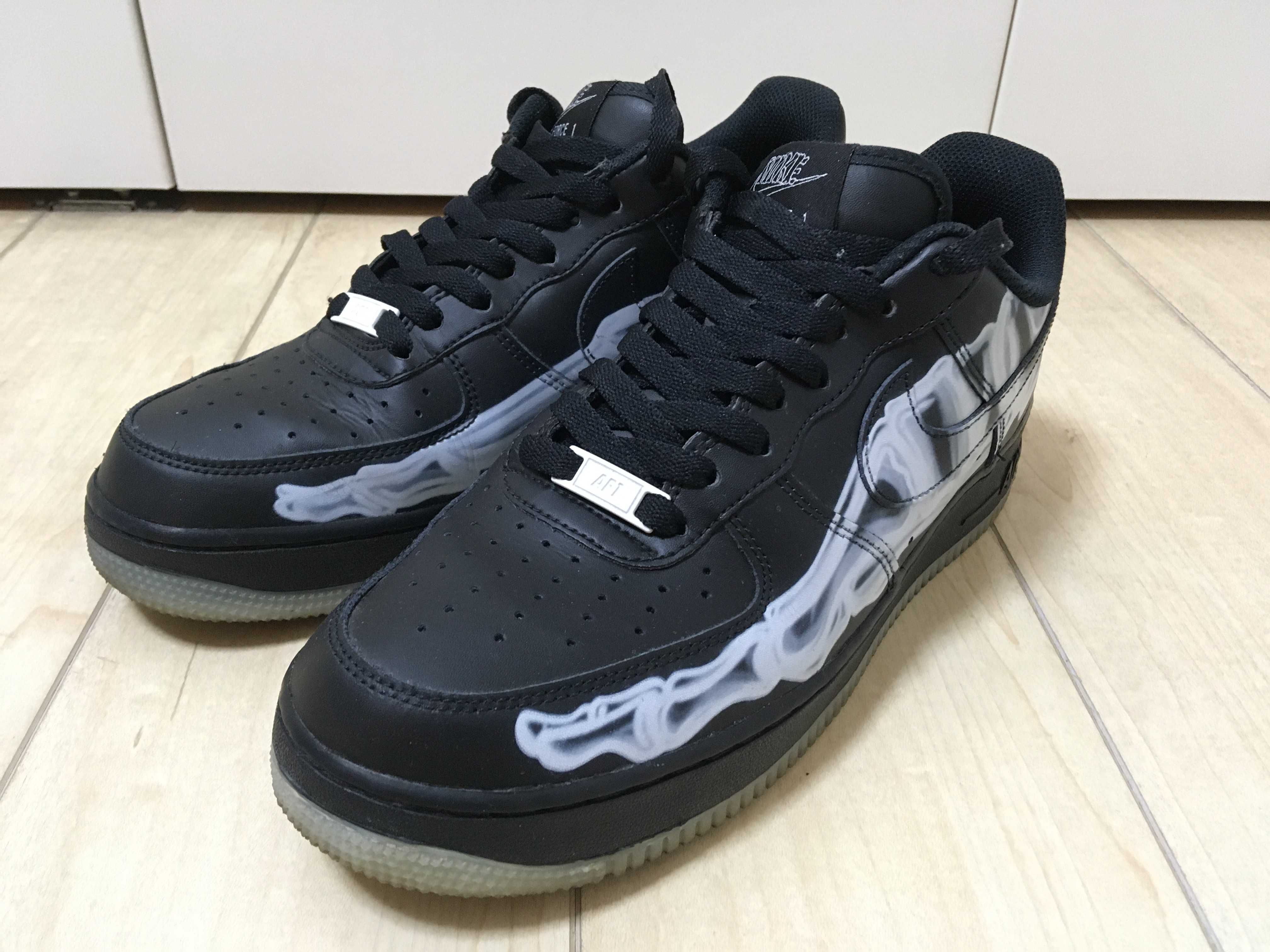 Nike Air Force 1 Low "Black Skeleton"